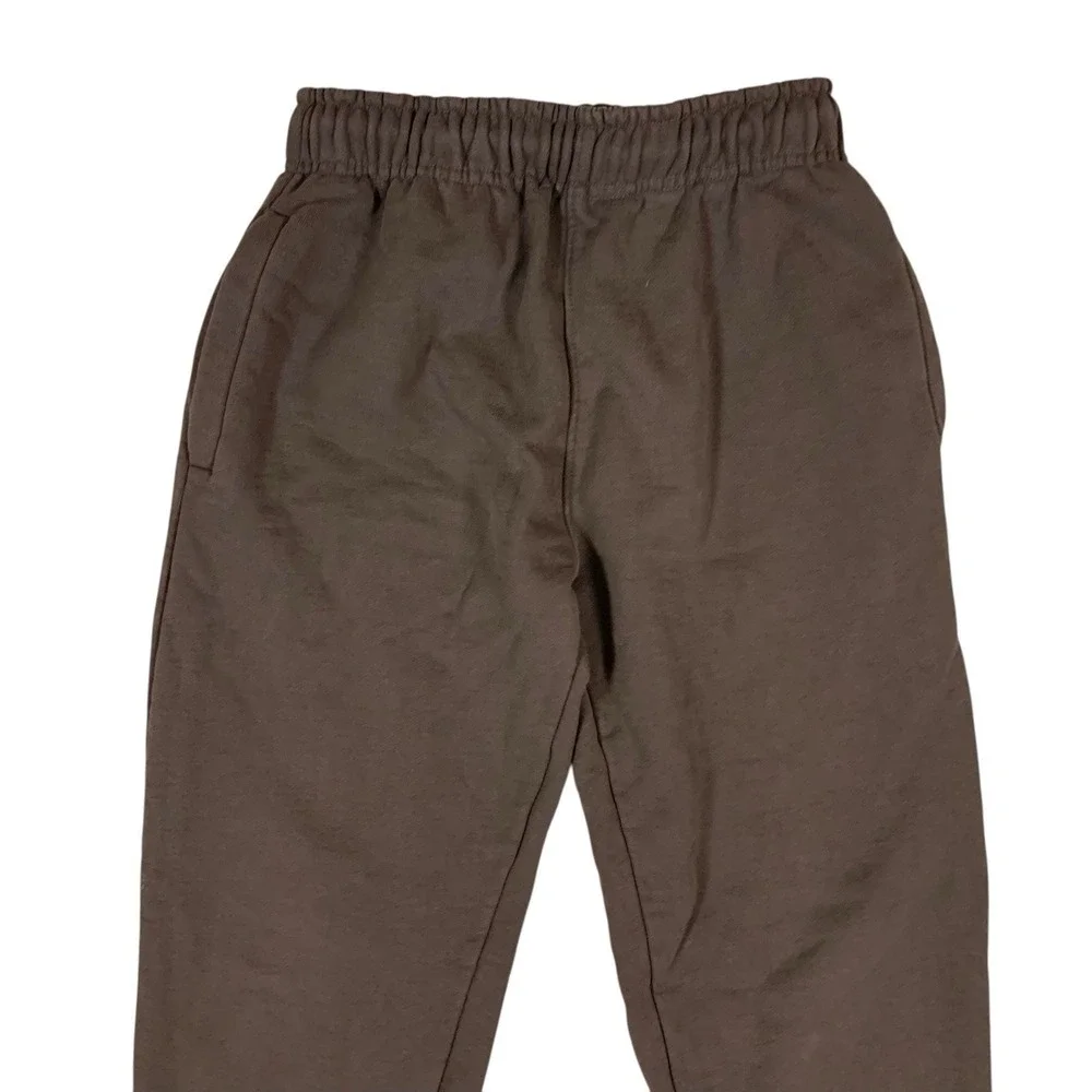 Seventh Earth Studios Brown Jogger Pants S Soft Fleece Streetwear Loungewear‎
